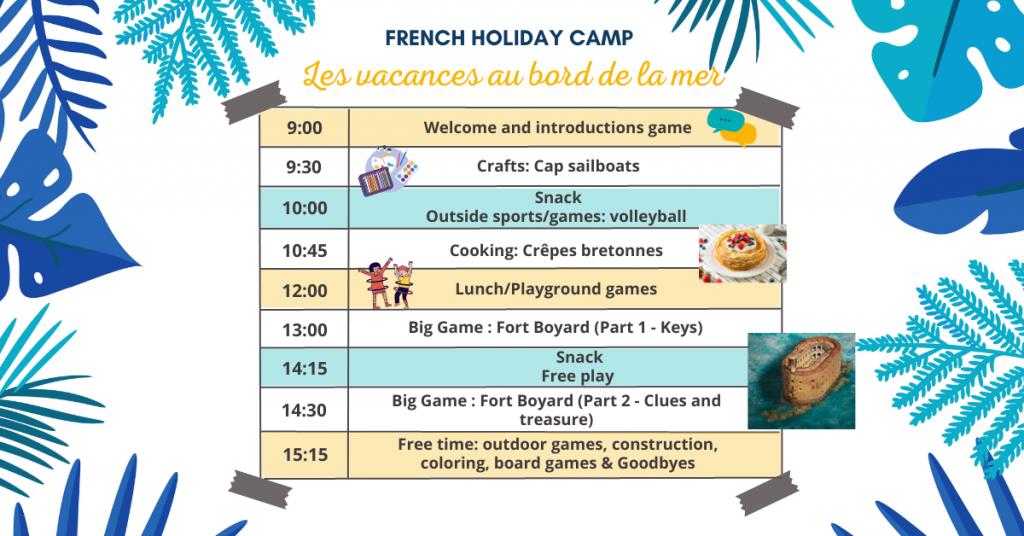 Language School, by Petite école de Reigate - Holiday Camp Schedule